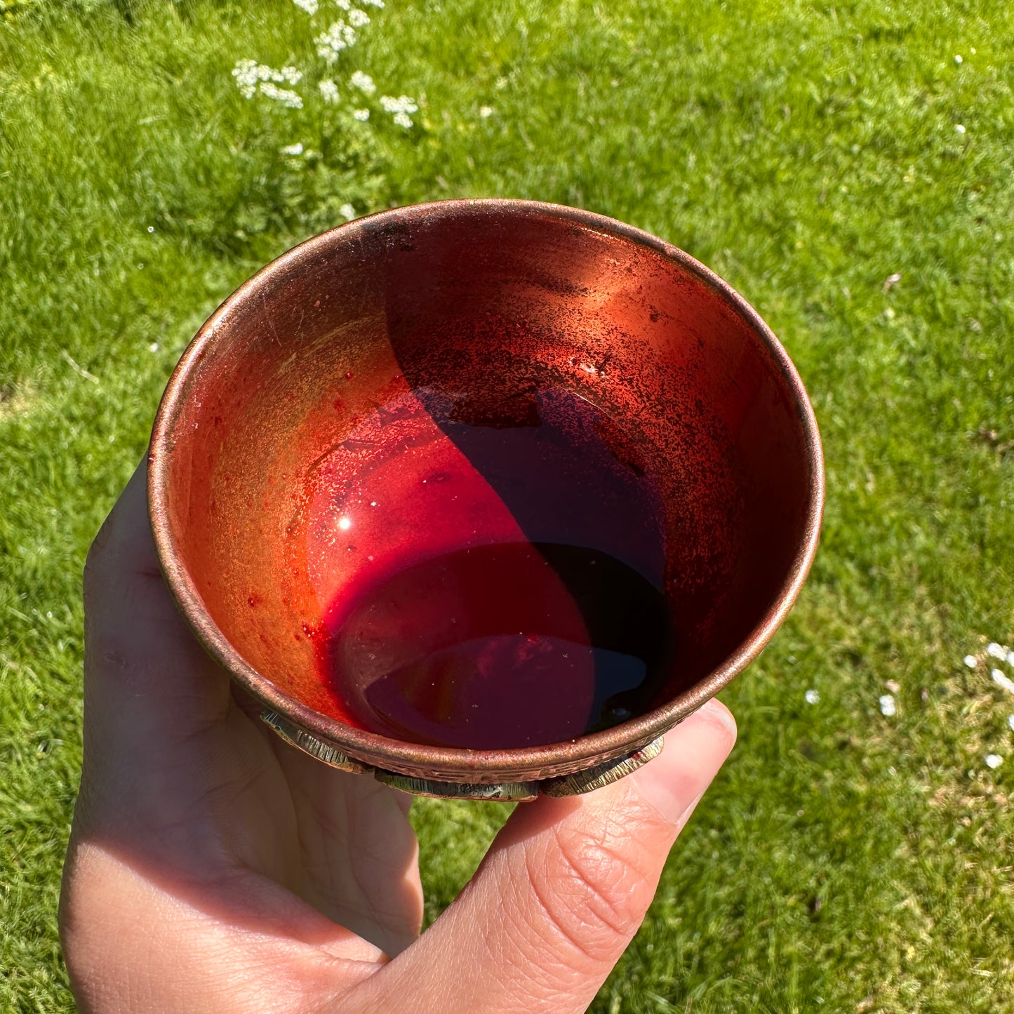 Ritual Offering Bowl in Copper