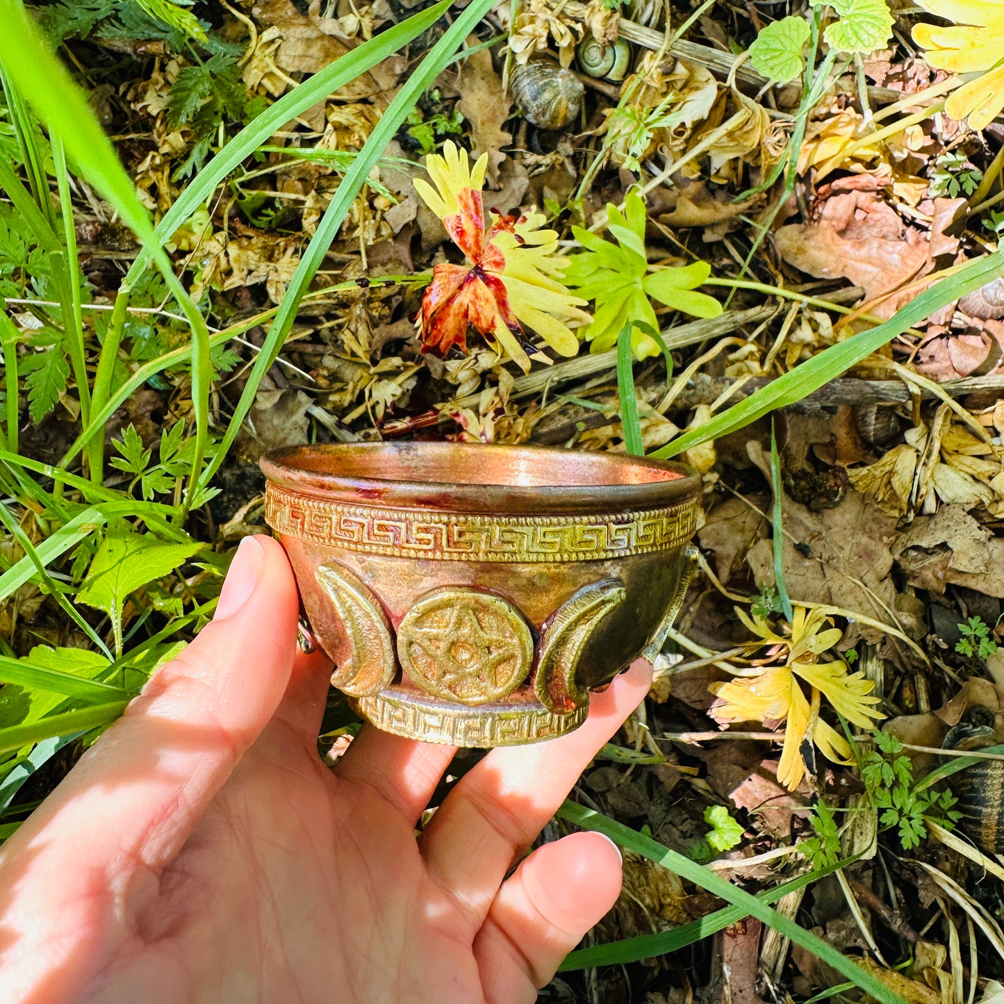 Ritual Offering Bowl in Copper