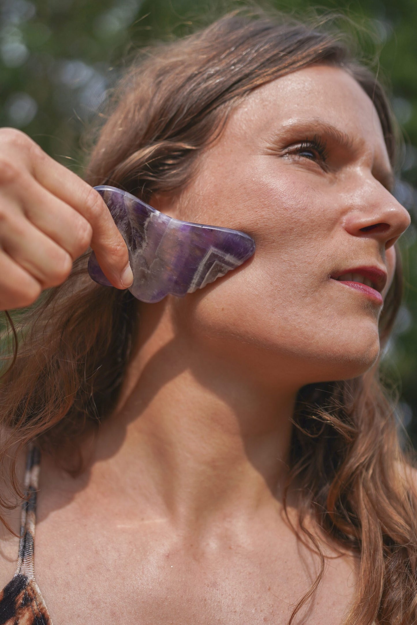 Amethyst Gua Sha