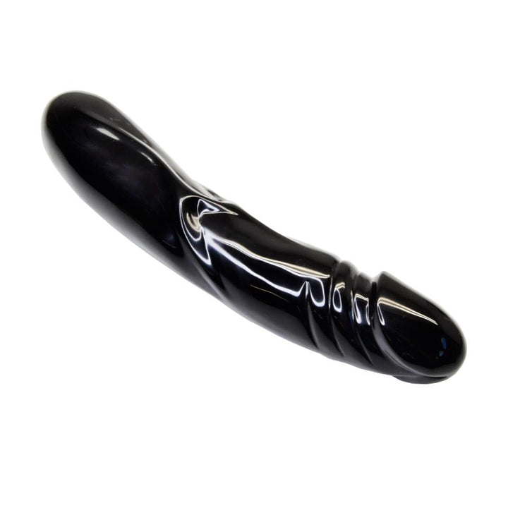 Obsidian Phallos – Black Obsidian Crystal Dildo